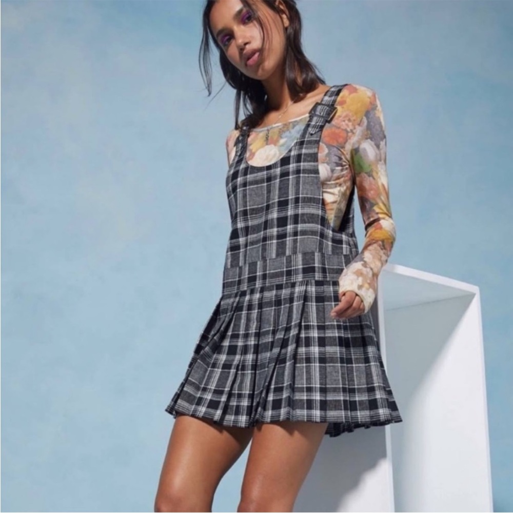 Anna Sui x Urban Outfitters plaid mini dress